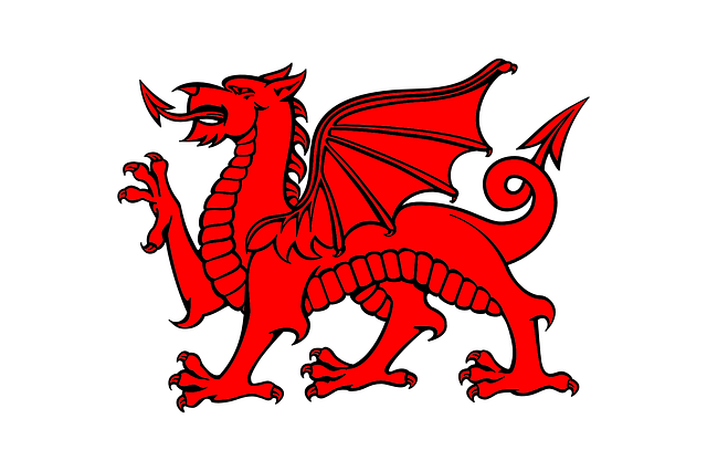 Red Dragon - Flag of Wales